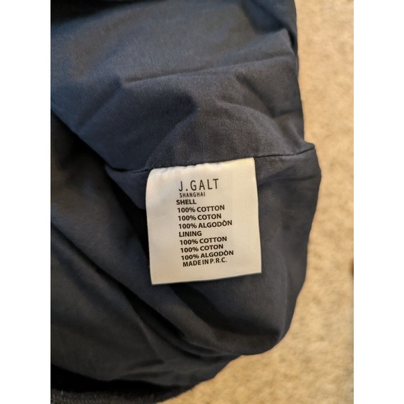 John Galt Women's Jacket White Full Zip Size M Vintage Collared. - Picture 7 of 7